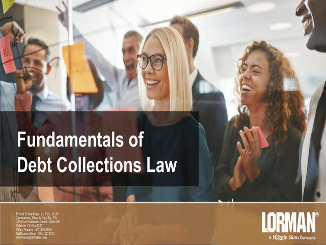 Fundamentals of Debt Collections Law