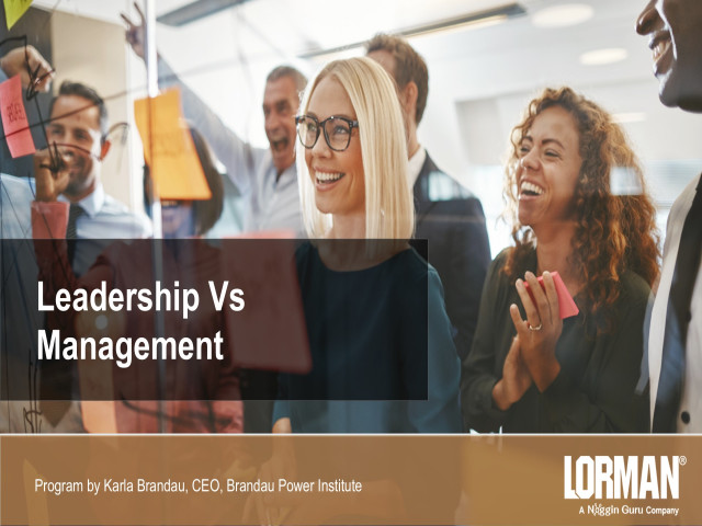 Leadership Vs Management