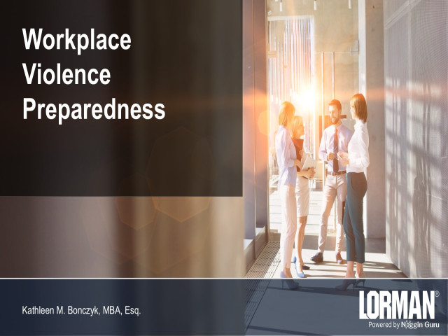 Workplace Violence Preparedness