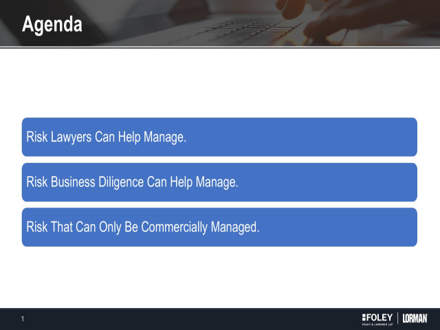 Managing Supply Chain Risks