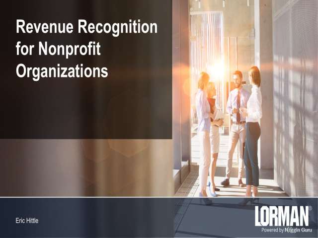 Revenue Recognition for Nonprofit Organizations