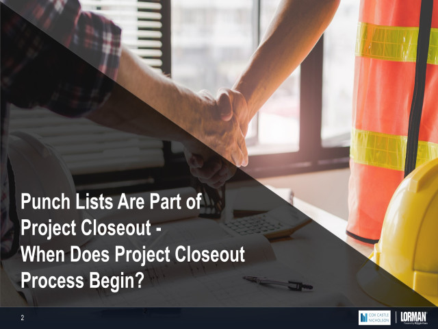 Construction Punch List