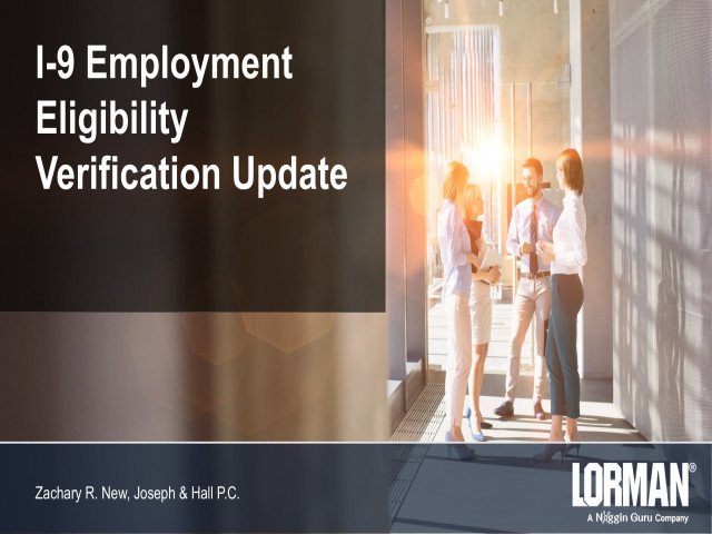 Form I-9: Employment Eligibility Verification
