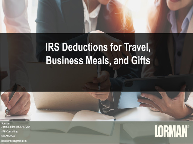 Tax Planning and Guidance for Business Travel and Entertainment Deductions