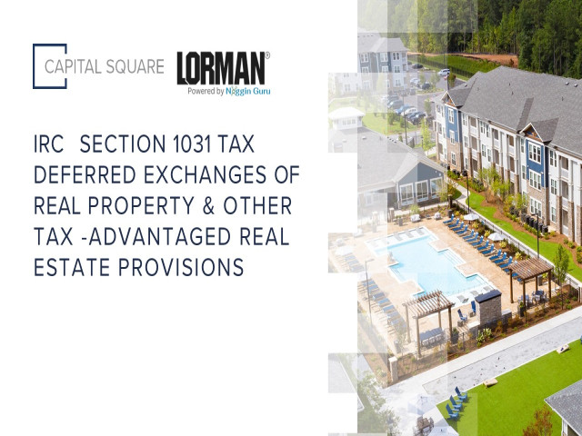 Like-Kind Exchanges and Delaware Statutory Trusts Under Section 1031