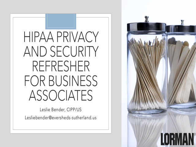 HIPAA Compliance Refresher for Business Associates