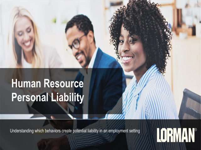 Human Resource Personal Liability