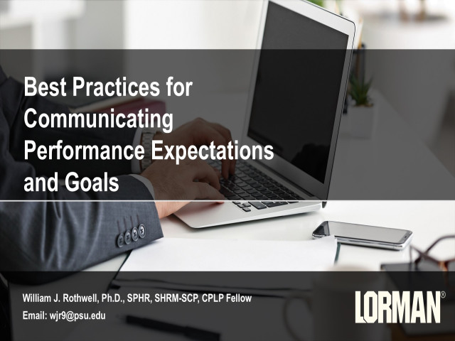 Best Practices for Communicating Performance Expectations and Goals