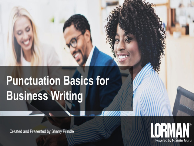 Punctuation Basics for Business Writing