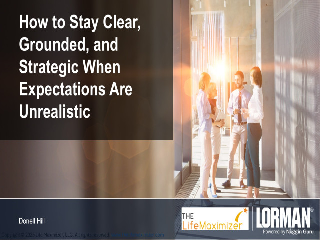 How to Stay Clear, Grounded, and Strategic When Expectations Are Unrealistic