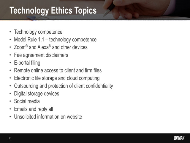 Paralegal's Guide to Ethical Use of Technology