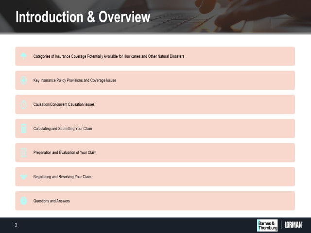 Insurance Coverage for Damage Caused By Hurricanes and Other Natural Disasters