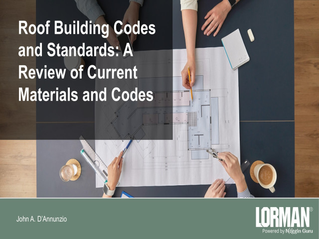 Roof Building Codes and Standards: A Review of Current Materials and Codes