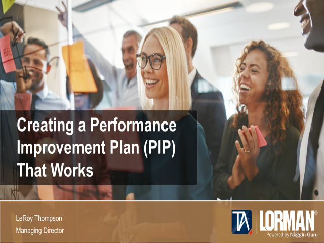 Creating a Performance Improvement Plan (PIP) That Works