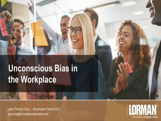 Unconscious Bias in the Workplace