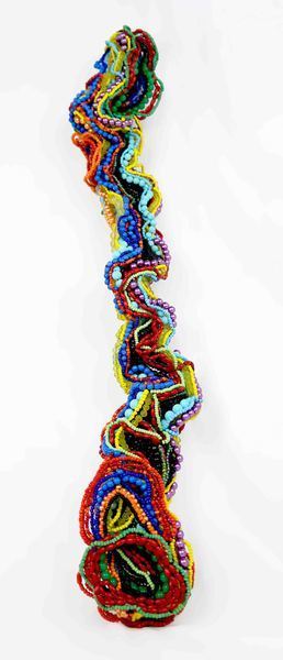 Katherine Daniels, Hunh , beaded sculpture 