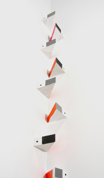 Cordy Ryman, Zipper Spine (detail), 2014. Image #1556