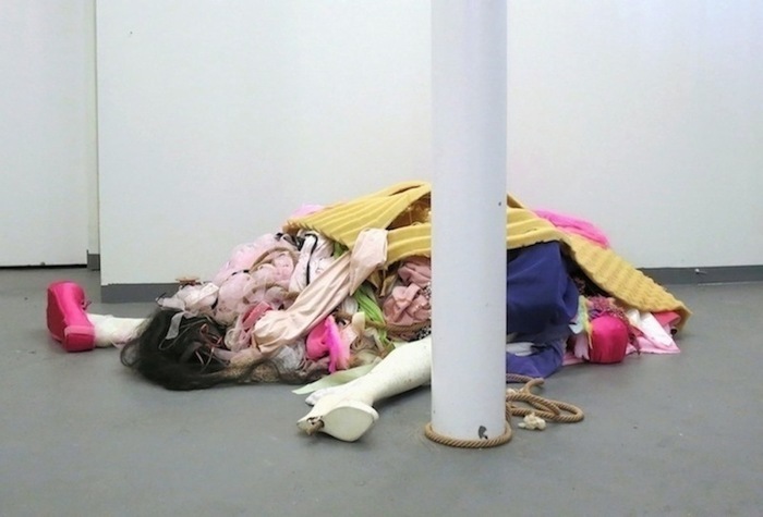 Katya Grokhovsky, Untitled (she.lies.here.shopping) , 2013 