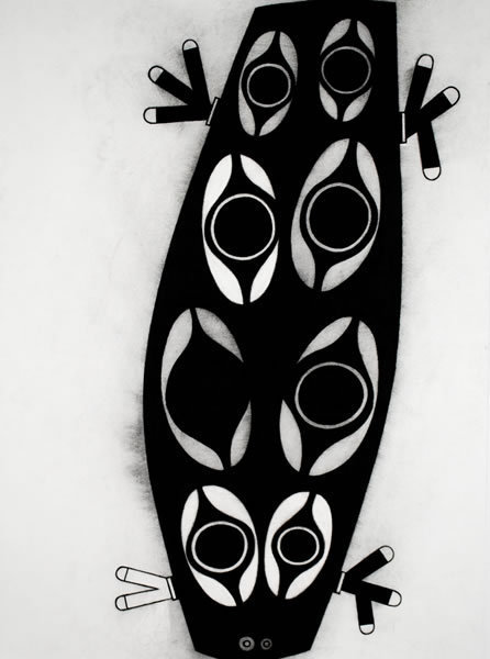 David Storey, Untitled,  30" x 22" Charcoal on paper , 2008