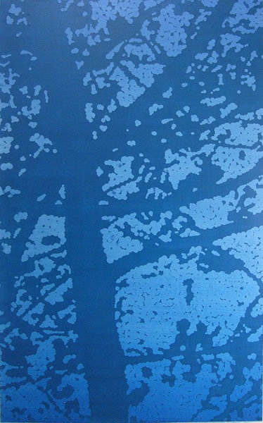 Juan Jose Cambre, Estampa (Azul Ceruleo de Cromo), 2010