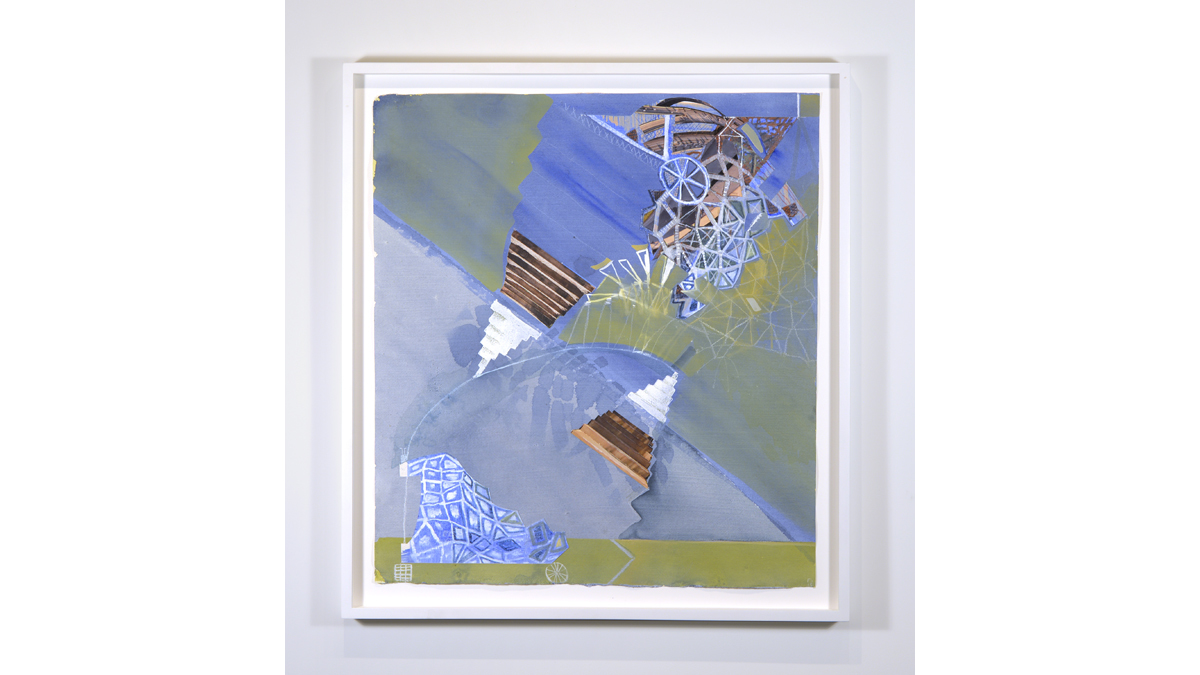 Fran Siegel, "Contraption 03", 2015, Gouache, Acrylic, Pencil and Collage on .... Image #263