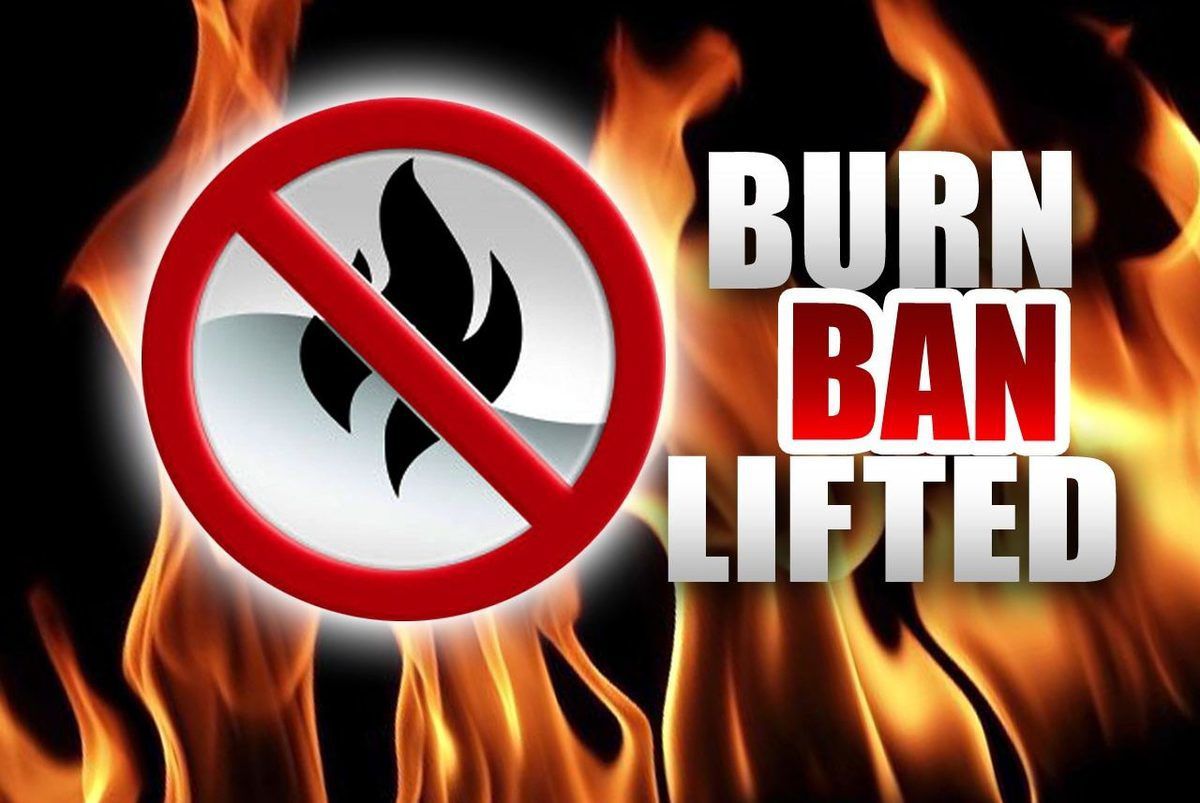 Fulton County No Burn Ban Lifted