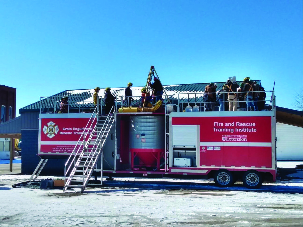 Grain Engulfment Rescue Training