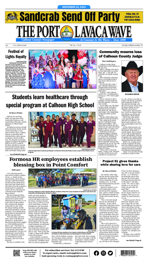 Port Lavaca Wave Online