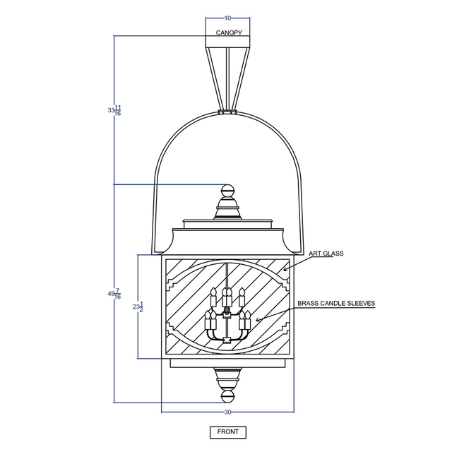 9360 Antique Pendant Lamp product page