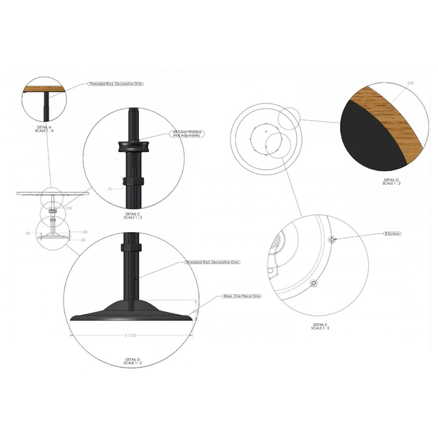Adjustable Table product page