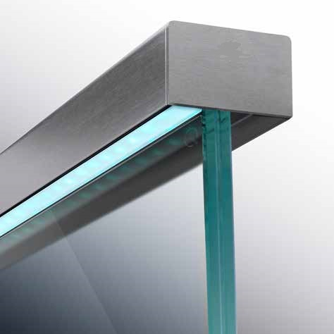 Illuminated Rectangle Handrail product page
