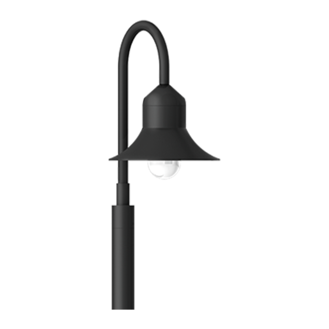 Atlantic Sheperds Crook Swept Shade, Cone Top Post-Top product page