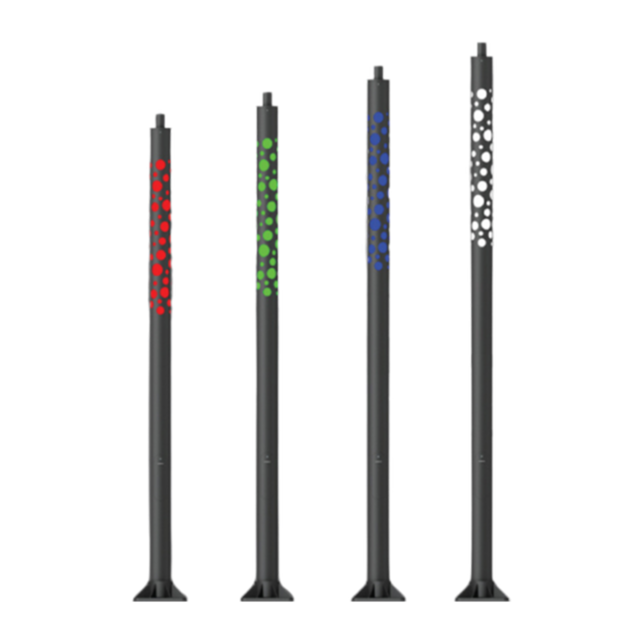 Light Pole 5.5-inch Round Illuminated Poles RGBW product page
