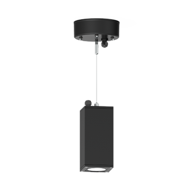 Jet 4-inch Square Pendant product page