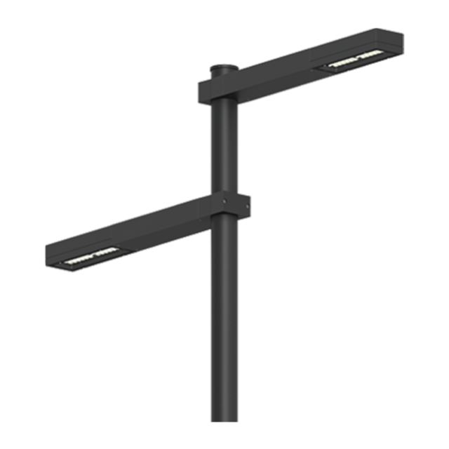 Light Linear Denver Double Head Detached Post-Top product page