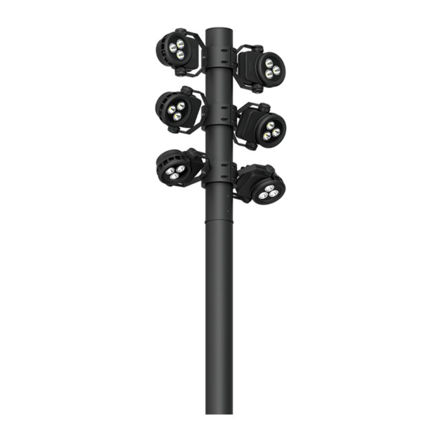 Quantum Cluster Column Clamp Floodlight RGBW product page