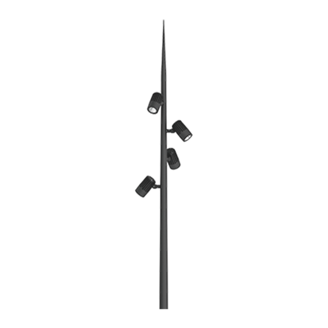 Odessa Cluster Column 7.5-inch Threaded & Knuckle Floodlight Large RGBW product page
