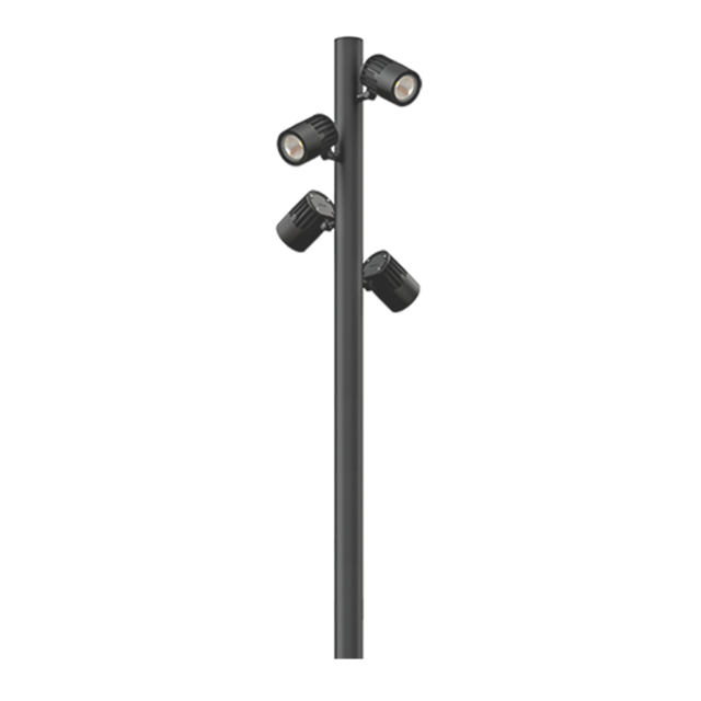Odessa Cluster Column 7.5-inch Threaded & Knuckle Floodlight Large product page