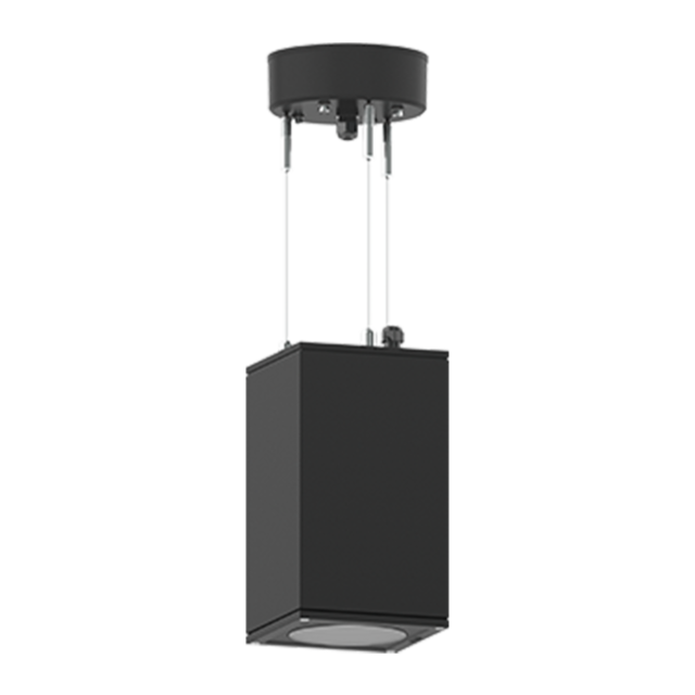 Jet 6-inch Square Pendant product page