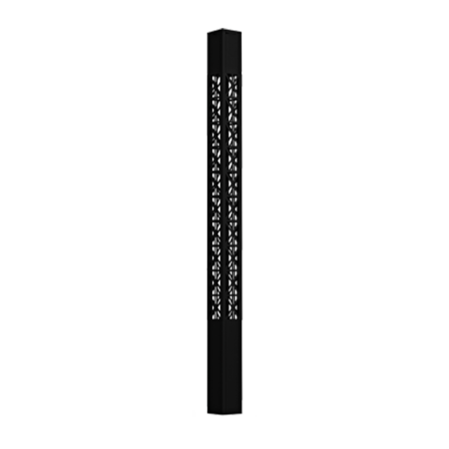 Vancouver 9-inch Lattice Column-Illuminated RGBW product page