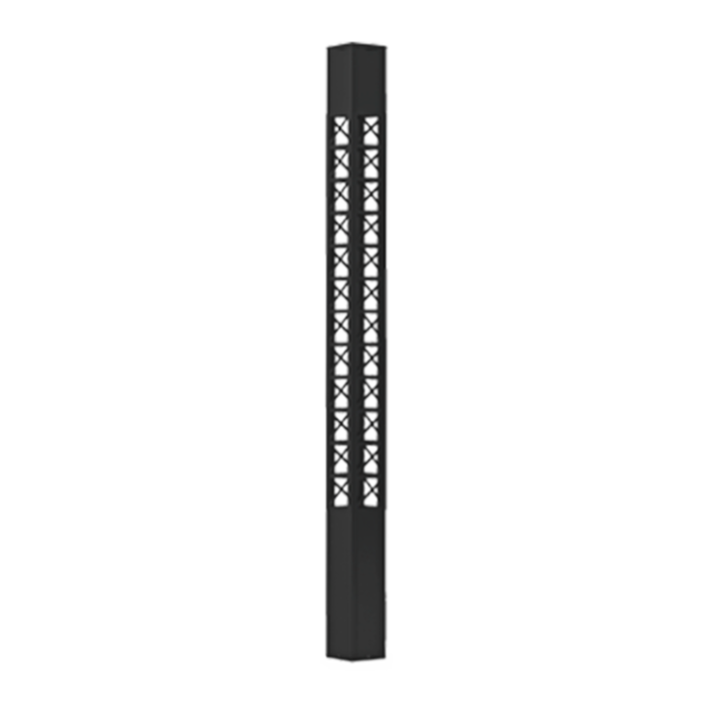Vancouver 9-inch Lattice Column-Illuminated product page