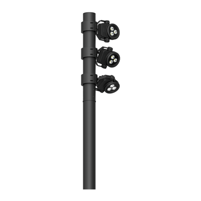 Quantum Cluster Column Clamp Floodlight product page