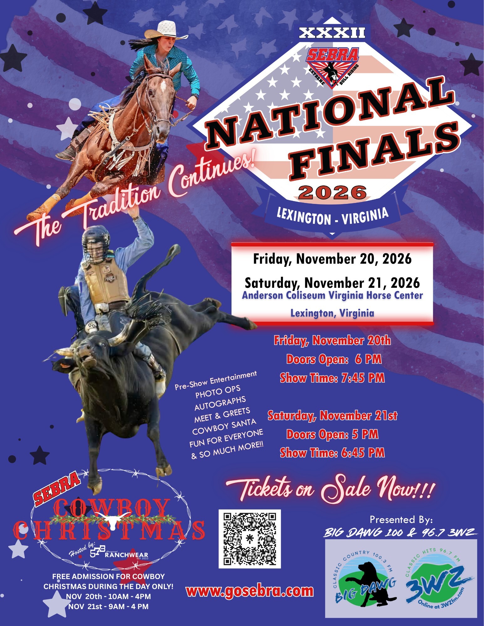 SEBRA National Finals Extreme Bull Riding & Barrel Racing