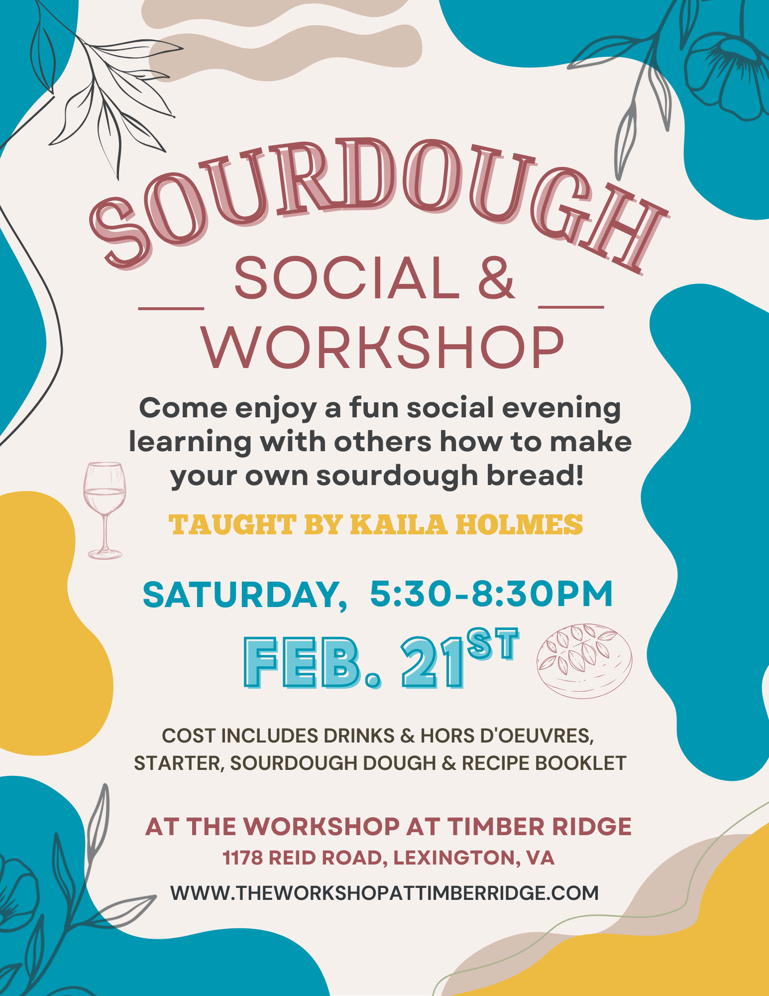 Sourdough Workshop & Social with Kaila Holmes