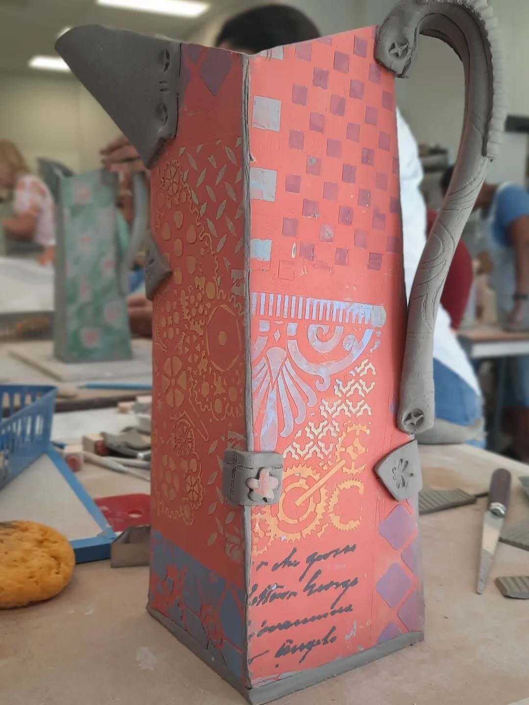 Ceramic Square Pitcher Workshop