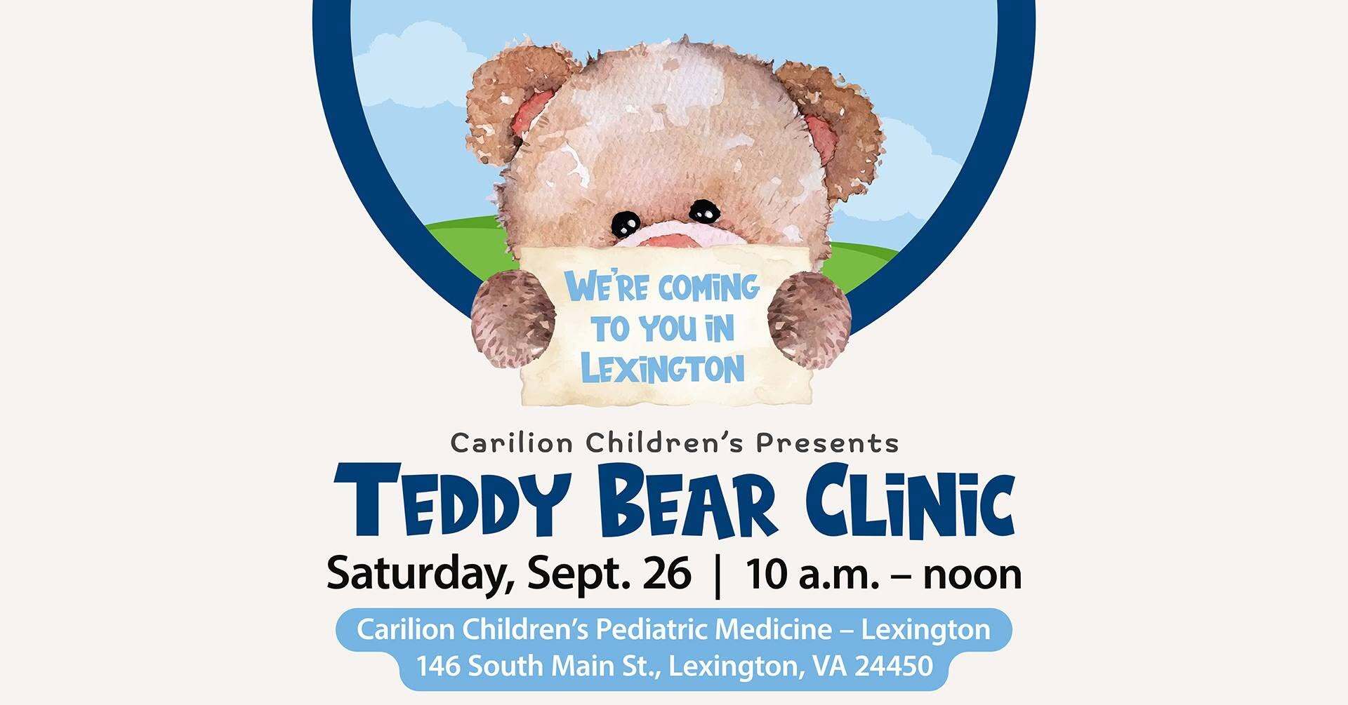 Carilion Children's Teddy Bear Clinic