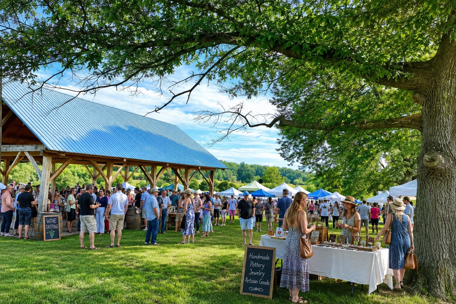 Art and Wine Fest at Ecco Adesso Vineyards