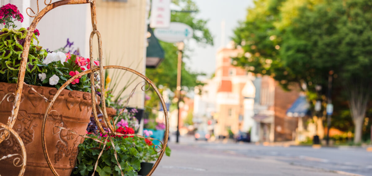 Spring in downtown Lexington