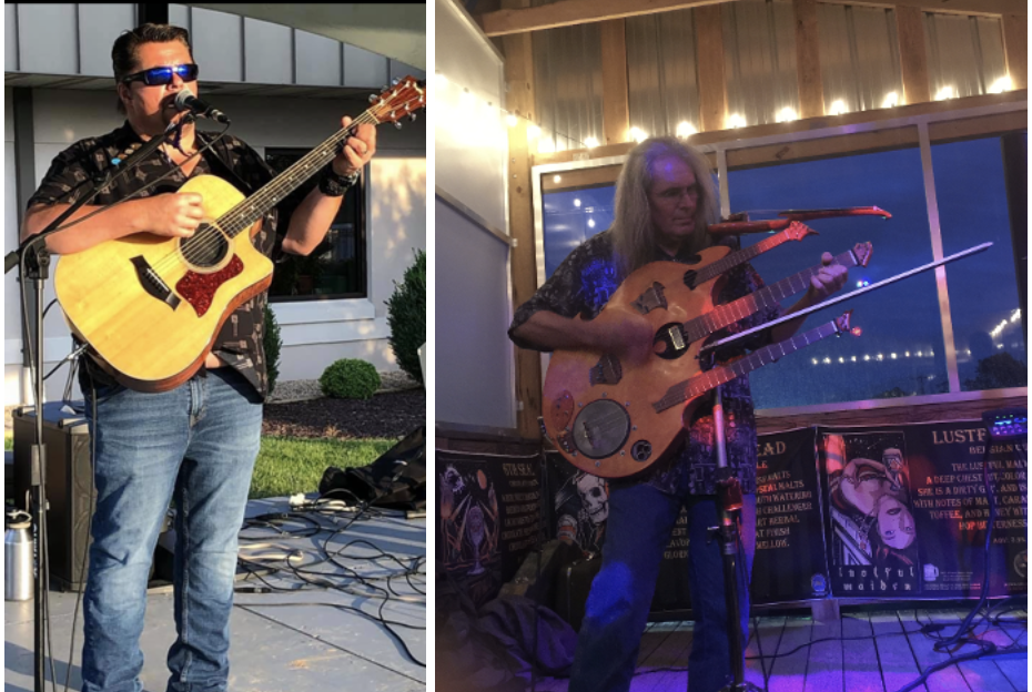 Boxerwood Music in the Garden ~ Dennis and Steve