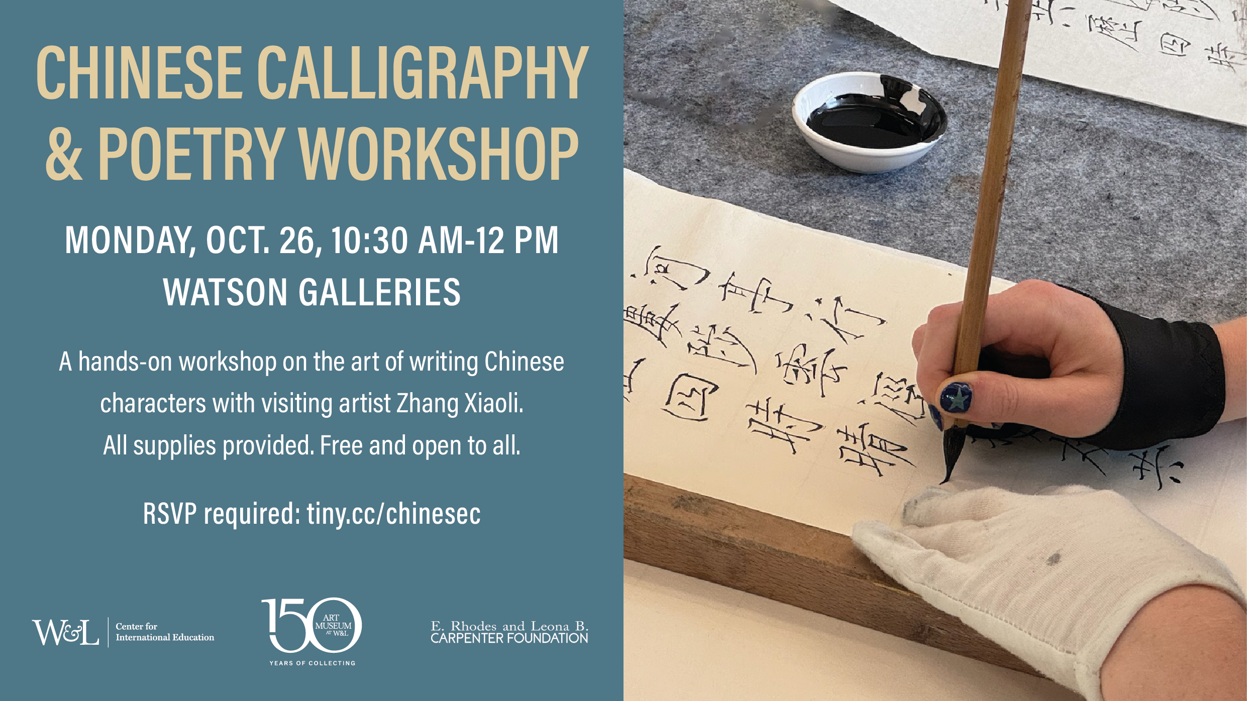 Chinese Calligraphy & Poetry Workshop